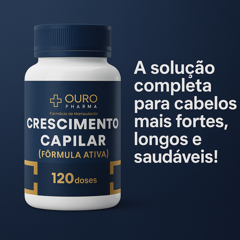 Suplemento para Crescimento Capilar – 60 ou 120 Doses