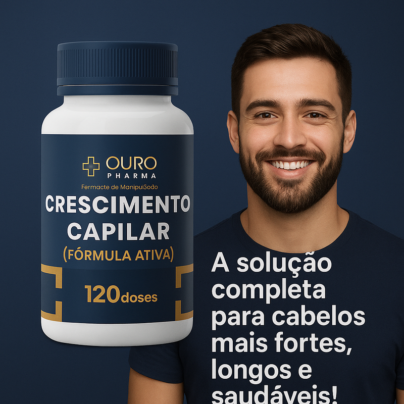 Suplemento para Crescimento Capilar – 60 ou 120 Doses